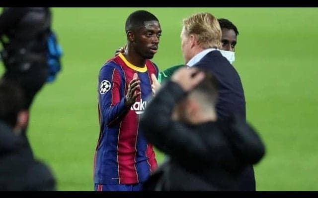 4年目のデンベレをクーマンが評価「肉体的に向上した」