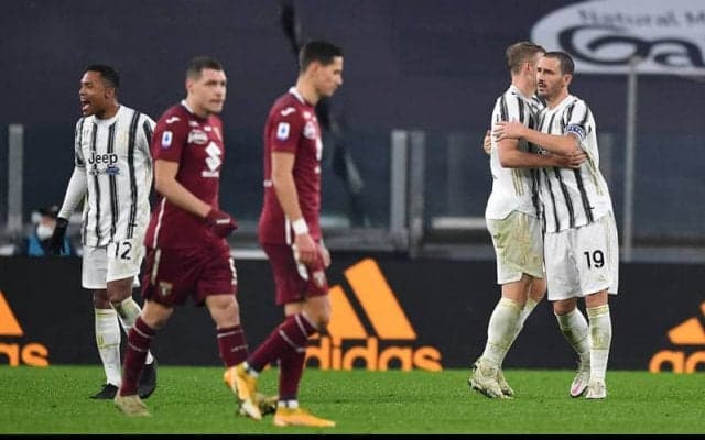 ユベントス大苦戦も最終盤のボヌッチ弾でトリノ・ダービーを逆転で制す！《セリエA》