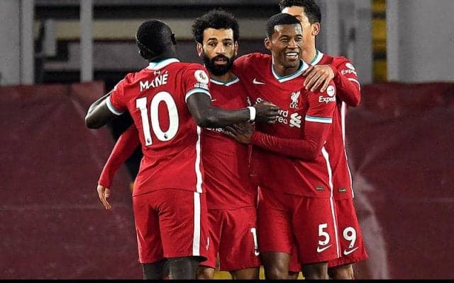 ファン帰還のアンフィールドで王者リバプールが4発躍動!　サラーの1G1Aなどでウルブスに完勝!《プレミアリーグ》