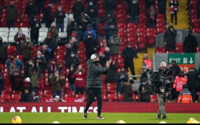 KOPのアンフィールド帰還に歓喜するクロップ「YNWAをもう一度聴けて嬉しかった」