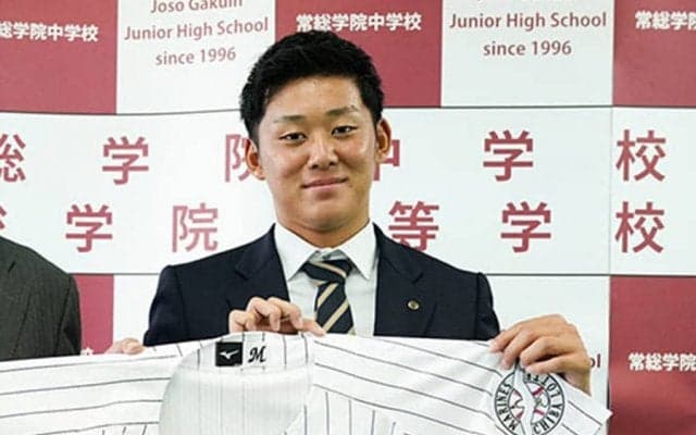 ロッテドラ1・鈴木昭汰は「35」2位中森は「56」、新人9選手の背番号を発表