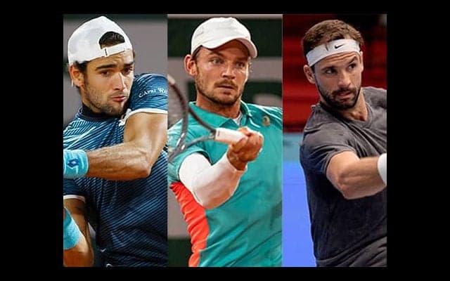  3選手がコート練習「良い時間」 