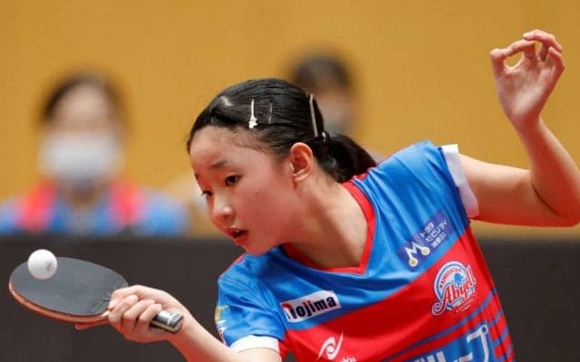 12歳・張本美和、リオ銀メダリストに1ゲーム奪うも両親の前で白星ならず「もっと練習したい」