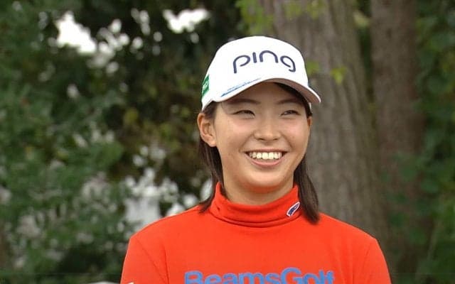 渋野日向子、強風予報の決勝Rにむけて「耐える粘るゴルフが必要なのでそこはしっかり徹底的に頑張りたい」