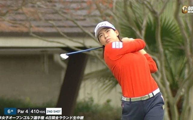 【動画】渋野日向子が「67」で回り単独トップに浮上！