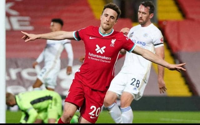 リバプール痛恨か、今季すでに9ゴールのFWジョタが2カ月離脱の可能性