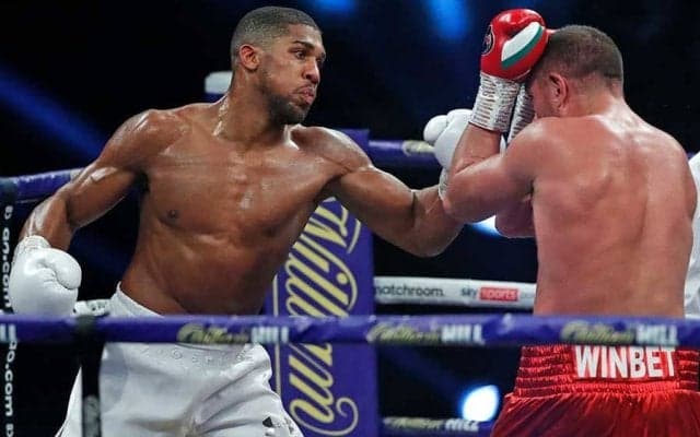 3冠ジョシュア、勝利後にメイウェザーと2ショット撮影「究極のいいとこ取りだ」