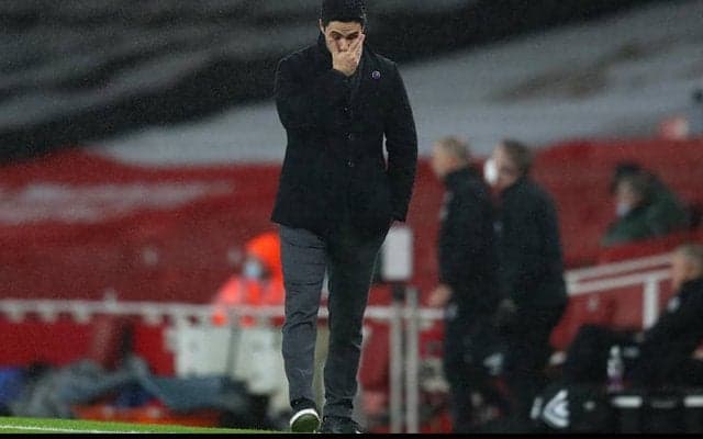 「退場して試合が変わった」リーグ戦3連敗のアルテタ監督、バーンリー戦の結果に落胆