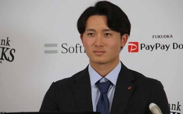 鷹15年ドラ1高橋純は減額制限ギリギリ3000万円でサイン「契約してもらえて良かった」