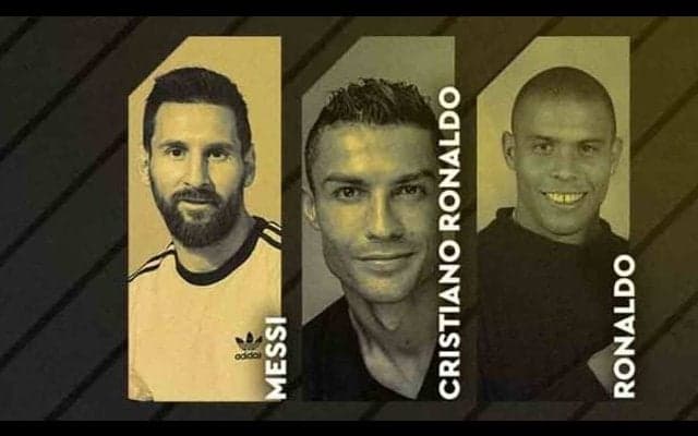 バロンドール・ドリームチームが決定 史上最高のストライカーにメッシとWロナウド