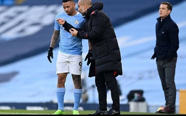 ペップ、4試合ノーゴールもジェズスを称賛「チームのために働ける世界最高のストライカー」