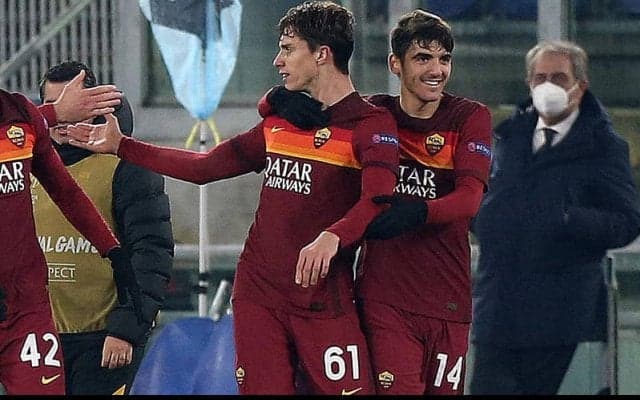 ローマ、将来のバンディエラ候補カラフィオーリと長期契約!　今月ELで初ゴール!