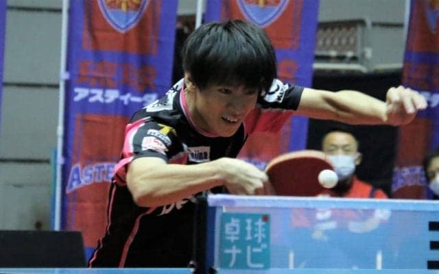 “パリ世代”戸上隼輔、東京五輪代表の丹羽孝希に2連勝「毎試合チャレンジャー精神」