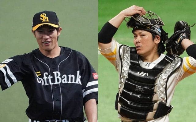 MVPの鷹・柳田が選ぶ“自分以外のMVP”は甲斐拓也「一段と素晴らしい捕手に」