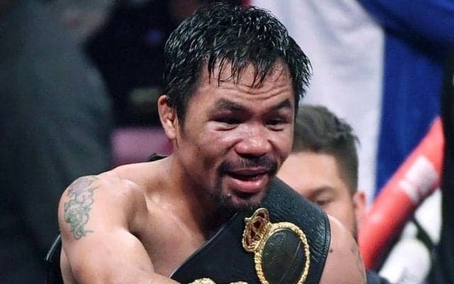 42歳パッキャオ、悪寒走る左フックで失神KO　衝撃シーン集に海外「1番最初のエグイ」