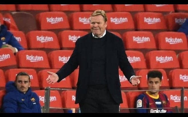 “クーマン続投へ”  バルサ暫定会長が信頼を強調「良い仕事をしている」