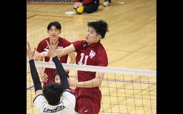 伝統ある早慶戦でストレート勝利　大学の公式戦では失セット０で現体制を終えた！