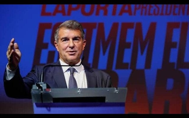 ラポルタ ベルナベウ近くの横断幕に言及「選手たちも喜んでいた」