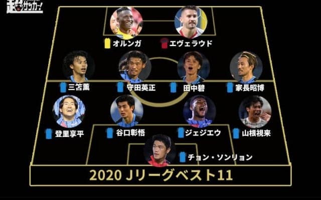 ベストイレブン発表！最強王者川崎Fから史上最多9名が選出！《2020Jリーグアウォーズ》