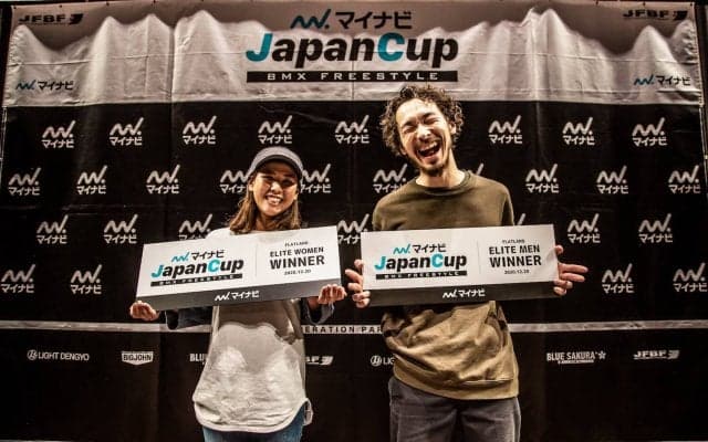BMXフリースタイル・フラットランド日本一を決める「マイナビJapanCup」を制したのは伊藤真人 & 石﨑光紗季！