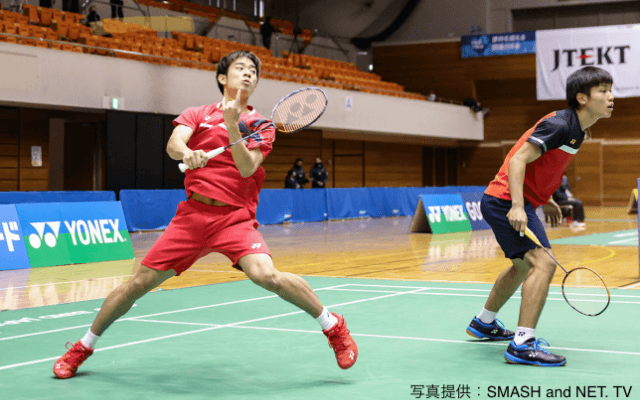 全日本総合選手権が開幕。ダブルス２組が１回戦を突破した