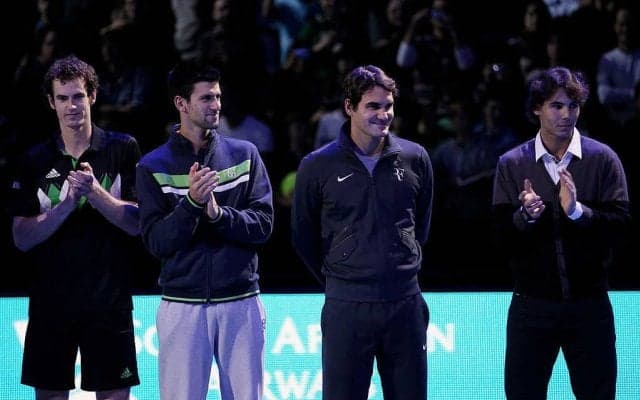 \"ビッグ4\"がナダルのアカデミーに集結