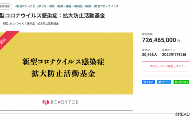 コロナ基金レポート～プロ野球選手会から社会に広がった支援の輪