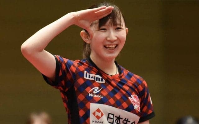 早田ひな、単独トップの14勝目で今年を締めた　好調、日本ペイントは2連勝（Tリーグ女子・年内最終戦）