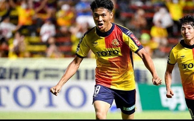 湘南が北九州から今季7ゴールの町野修斗を獲得 「1人でも多くの人に元気や、感動、勇気を」