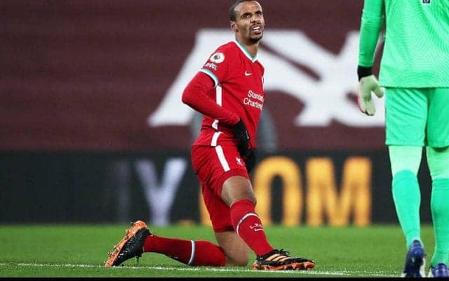 負傷交代のマティプ、クロップの見立ては…「良い状態じゃないのは明らか」