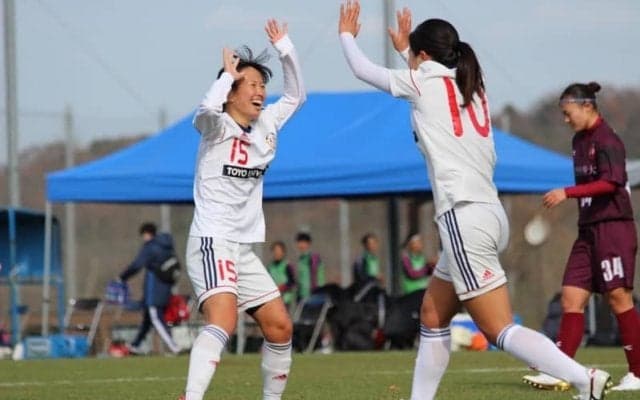 [女子サッカー]インカレで見せたゴールラッシュ！明国医大を完封撃破