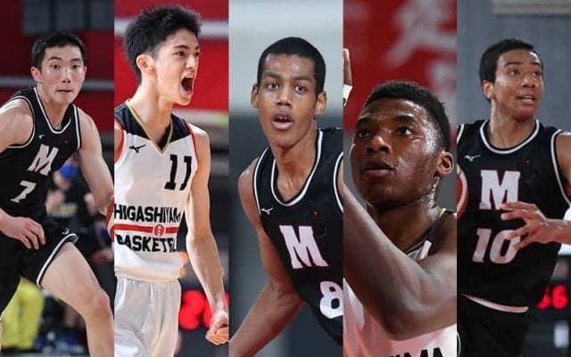 大会ベスト5…仙台大明成から越田大翔、山内ジャヘル琉人、山﨑一渉が受賞、東山から米須玲音、ムトンボ・ジャン・ピエールが選出