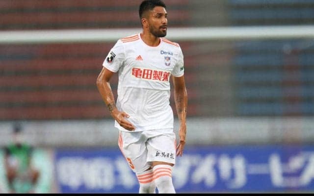 新潟が40試合プレーしたDFマウロの退団を発表、期限付き移籍期間が満了「また皆様に会えることを信じて」