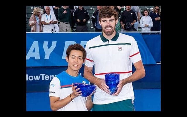  西岡良仁を撃破でV、2連覇狙う 