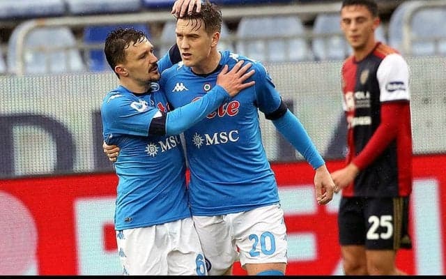 ジエリンスキのドッピエッタなどで4発快勝ナポリが4戦ぶりの白星!　ラツィオは下位ジェノア相手に痛恨ドロー…《セリエA》