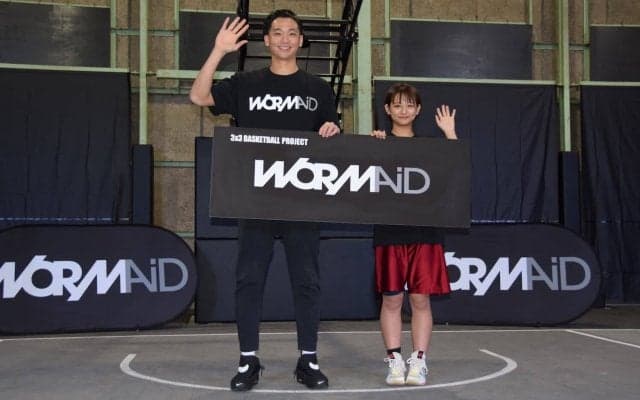 プロ3×3バスケットボールプレイヤー 落合知也がプロジェクト設立『WORMAiD』記者発表