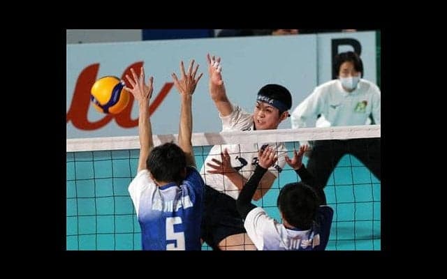 【春高バレー・山梨】日本航空　要所で底力発揮