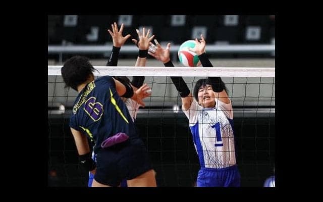 【春高バレー・山梨】帝京三　粘るもあと一歩