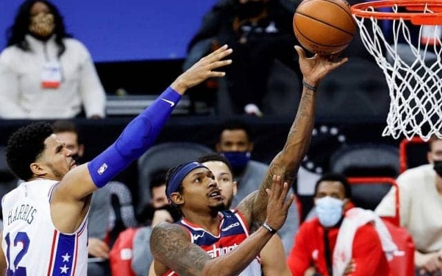 ビールのフランチャイズ史上最多タイの60得点も実らず、ウィザーズはシクサーズに敗戦