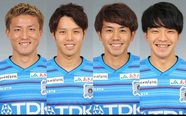 J2挑戦の秋田、FKの名手MF江口直生や10番MF下澤悠太ら4名と契約更新