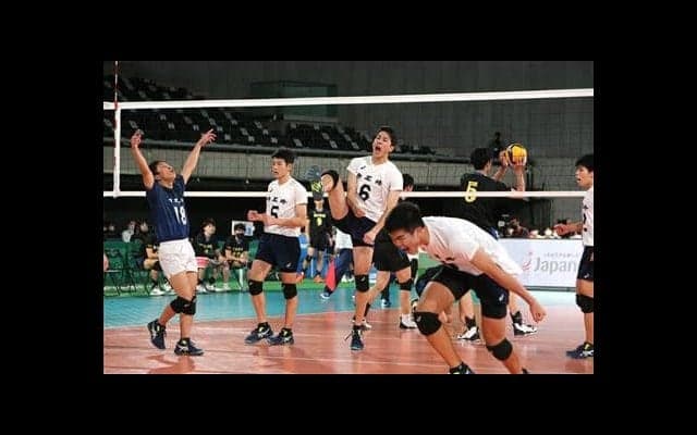 市尼崎、粘り及ばず　春高バレー