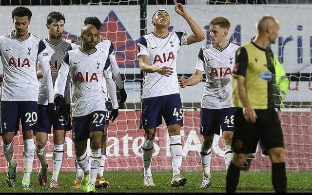 8部マリンの挑戦退けたスパーズが順当に4回戦進出!　ヴィニシウスのハットに16歳ディヴァインがクラブ最年少デビューでゴール!《FAカップ》