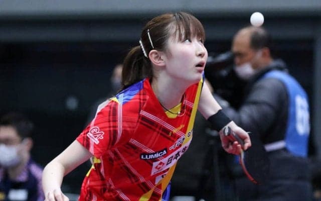 早田ひな「勝てて自信になった」ジュニア女王の挑戦退けベスト8進出