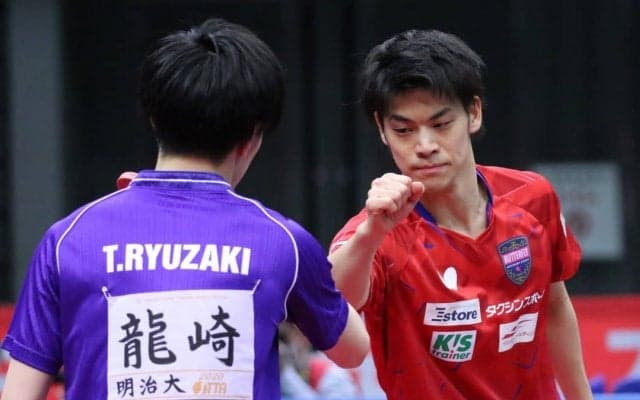 吉田雅己、“ベテランの意識”で2年連続4強入り　準決勝は張本下した及川と