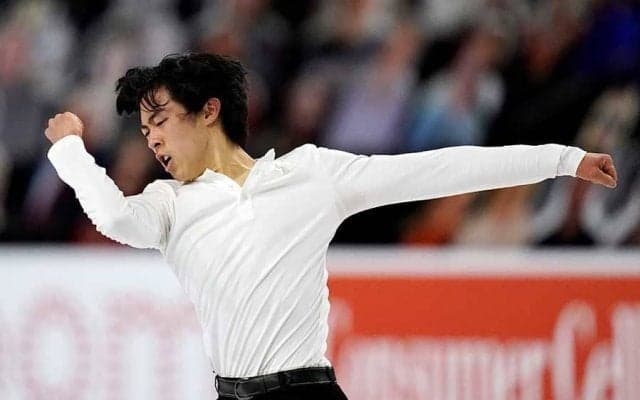 チェン、歴史的V5へ113.92点で首位発進　米メディア評価「重圧を感じながら任務遂行」