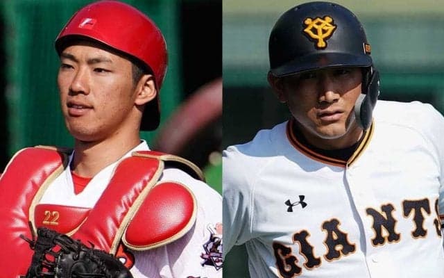 広島中村奨、巨人小林と貴重な“広陵2S”公開　ファン「1軍で先輩と先発マスク」