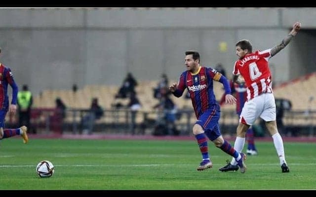 メッシ退場 “大荒れ”のスーペルコパ決勝、2得点のグリーズマンに最高評価「8」