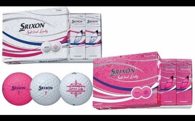 大きな飛びとソフトな打感の女性専用設計ゴルフボール「スリクソン SOFT FEEL LADY」発売