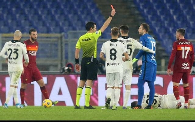 ローマがルール違反で没収試合？ 2-3で敗れたコッパ・イタリアのスペツィア戦で珍事
