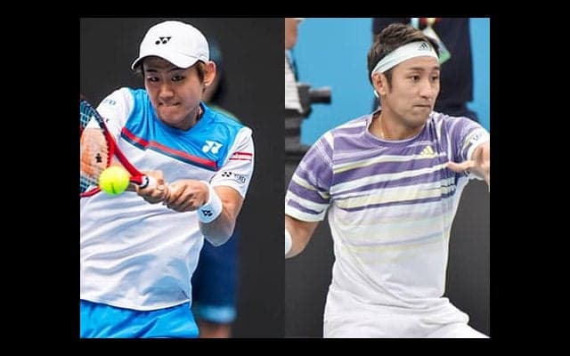  西岡、内山ら コートで練習再開 